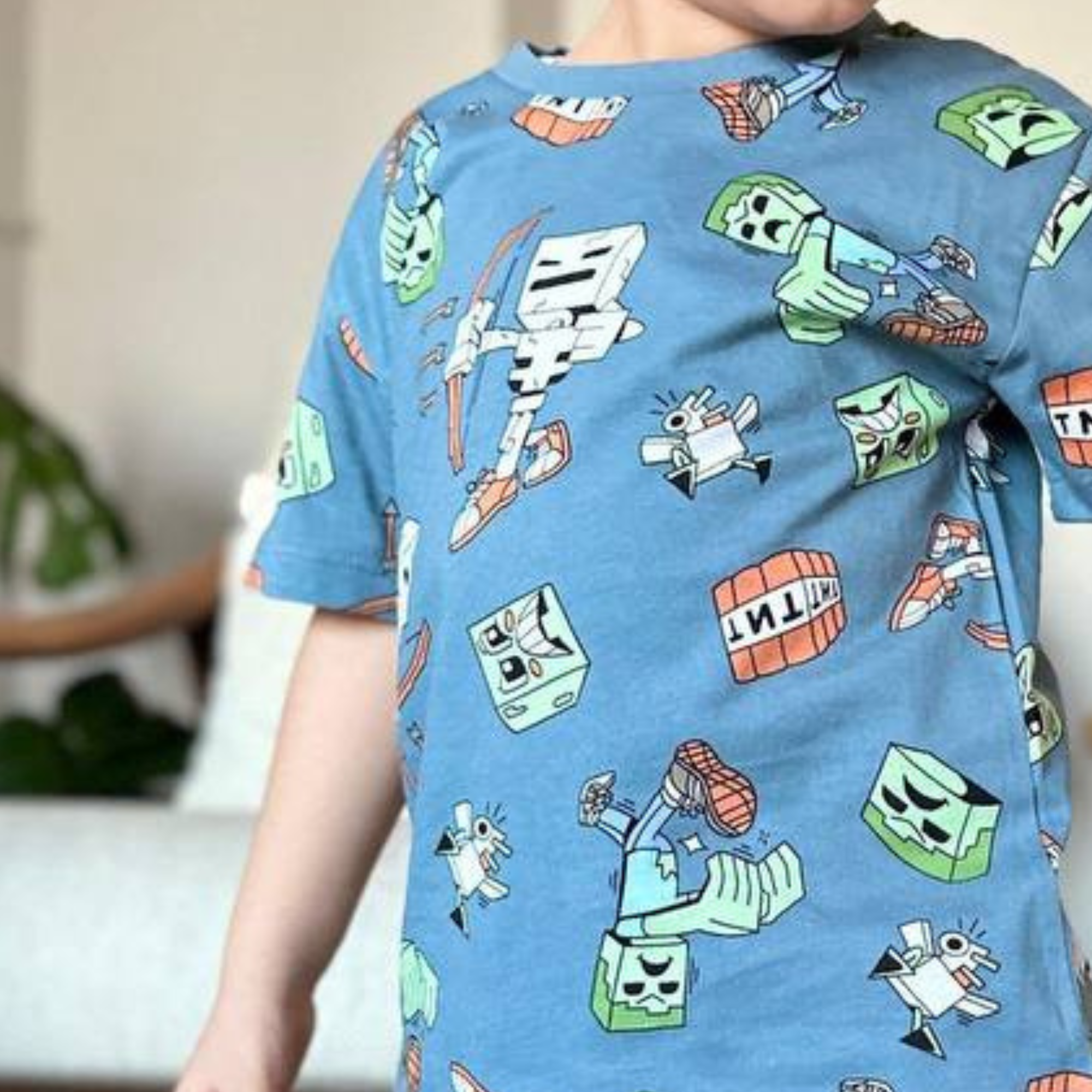 Pixel Adventure Boys Pyjama Set